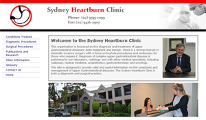 Visit the Sydney Heartburn Clinic website